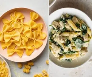 دلت میخواد یه ترکیب بهشتی بهت یاد بدم؟ / اگه پاستا اسفناج و مرغ رو امتحان نکنی باختی!
