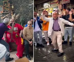 آواز دیش دیش؛ صادق بوقی کنار دکتر جکول برره و قرمز ریشو چه آو آو آویی می خونه