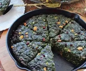 آشپزی حرفه ای؛ طرز تهیه کوکو سبزی / اینجوری بپزی چرب و چیلی و روغنی نمیشه
