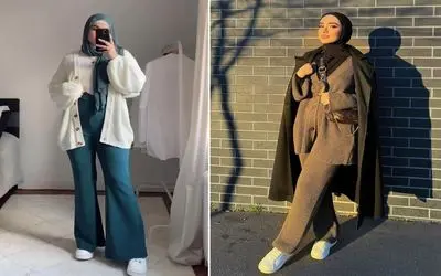 چطور پوشیده استایل شیک بزنیم؟ ترکیب لباس مناسب دخترای باحجاب اما پزدار و خودنما