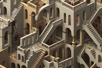 بازی فکری؛ در این سازه معماری هزارتو چند گربه پرسه می‌زنند؟