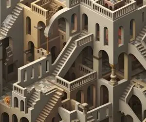 بازی فکری؛ در این سازه معماری هزارتو چند گربه پرسه می‌زنند؟