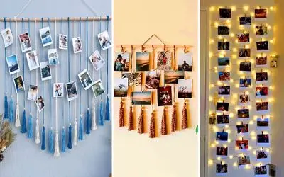 ایده های خلاقانه؛ مدل های شیک و چشمدوز برای زدن عکس به دیوار که هم دکوره هم خاطره