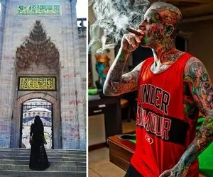 سیاه پوشی ژیگرِ سحر واسه داداشیش؛ لوووس بازی ضایع دختر دهه هشتادی جلو تتلو!