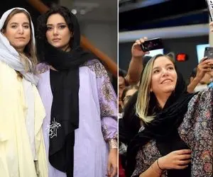 ستاره پسیانی اونجا نقره خاتون بود اینجا با شلوار یقه اسکیش یوزپلنگ؛ هفتصد رنگه محفله!