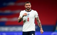 مدافع سرشناس تیم ملی انگلیس در خطر از دست دادن جام جهانی