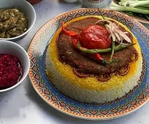 آشپزی حرفه ای؛ طرز تهیه کباب تابه ای با کته قالبی و سس خوشمزه / نکات خوشمزه تر شدنش