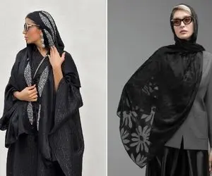 مدل های شال مشکی جدید مجلسی؛ شیک و باوقار مختص سلیقه های خاص