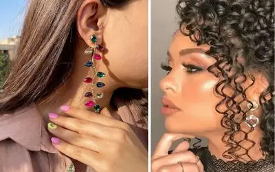 کدام مدل گوشواره برای کدام مدل مو خوبه ؟ / موی باز بسته فر کوتاه و بلند، خاص و زیبا