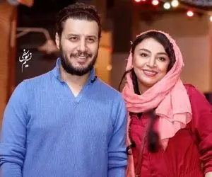 عاشقانه های جواد عزتی و همسرش!