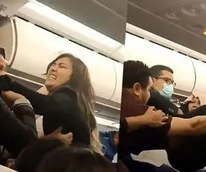 فیلم گیس کشی چند زن در پرواز استانبول