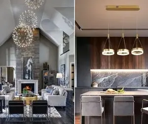 انواع لوستر مناسب برا خونه با سقف کوتاه / با اینا خطای دید ایجاد کن ارتفاع بیشتر میشه