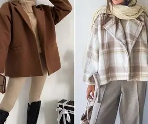 استایل های پاییزی با کت های مد شده 1404؛ زیبایی که از فرسنگ ها شیک بودنو فریاد میزنه