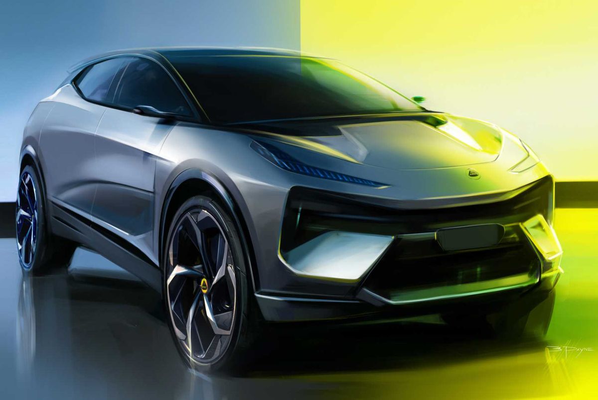 Lotus Type 133 Electric Sedan To Fight Porsche Taycan With 600+ HP