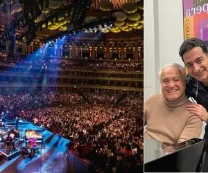 چهچهه پر شوکت؛ همایون شجریان و انوشیروان روحانی تو لندن همه رو یاد دده‌بالا انداختن