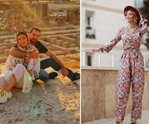 مینا زنِ بهرام رادان انگار بیخیال همچی شده کامل با آقاش اروپای تیپید؛ فاز جیران دارن!