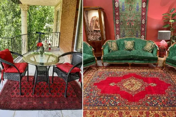 How to Coordinate Living Room With a Red Carpet