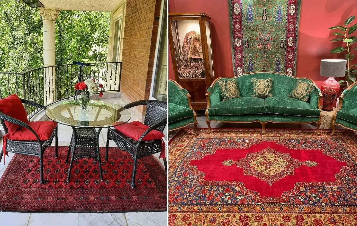 How to Coordinate Living Room With a Red Carpet