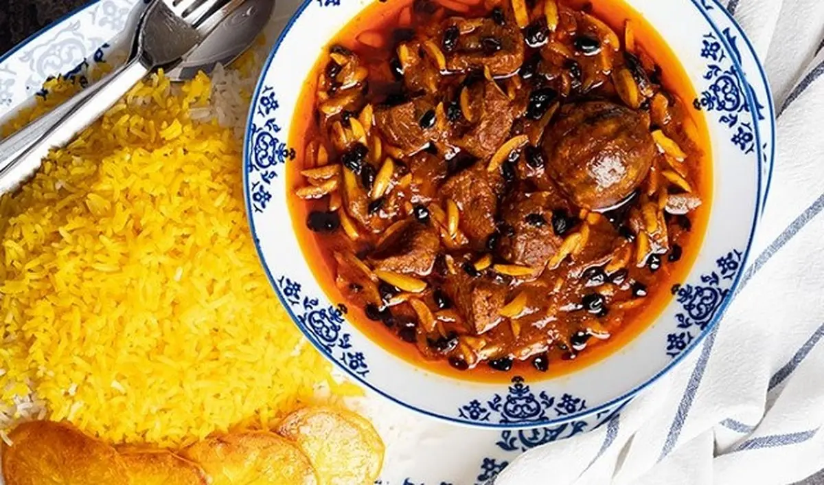 طرز تهیه اصیل خورش خلال کرمانشاهی / یه غذای اعیونی که دل همه رو می بره