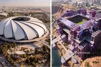 اقدام جاه طلبانه عربستان و ساخت با قدرت زیباترین استادیوم ها برای جام جهانی 2034