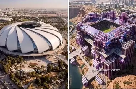 اقدام جاه طلبانه عربستان و ساخت با قدرت زیباترین استادیوم ها برای جام جهانی 2034