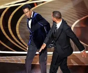 سیلی جنجالی در مراسم اسکار2022!!