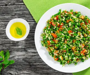 طرز تهیه یک غذای لذیذ و ساده برای گیاه خواران