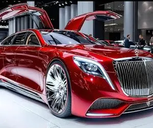 ماشین لوکس؛ بزرگترین فراری دو در هیولایی با چرخ آجدار از چرم مار و آهن ساخته شده