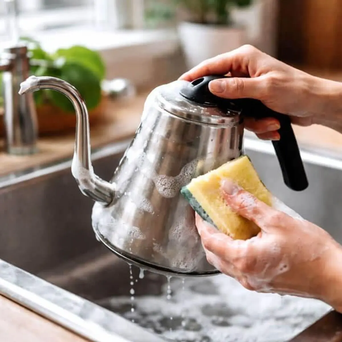 رسوب زدایی کتری استیل