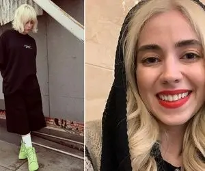 میکاپ باحال و ردیف "نیلوفر رجایی فر"؛ خانوم با چتریای زرد عقدیش بیلی ایلیش ایرانه!