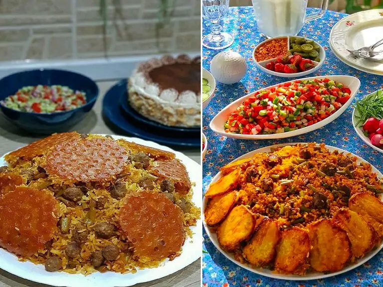 لوبیا پلو مجلسی؛ از نحوه تفت دادن لوبیا ها تا ادویه هایی که خوش طعمش می کند