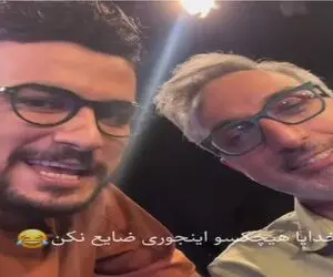 سوتی خندان؛ قیاسی یجور امیرمهدی ژوله رو تخریب میکنه که نمیدونه بخنده یا گریه کنه