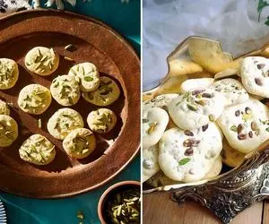 شیرینی پفکی گردویی ویژه عید نوروز / بهترین شیرینی خشک که راحت و سریع تهیه میشه