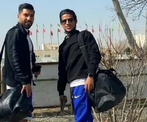  مهدی قایدی در تمرینات استقلال شرکت کرد + عکس