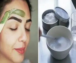 وکس صورت با هر چی که تو خونه دارید؛ مثلا با یکم آرد بدون هزینه نذار مو بمونه رو صورتت