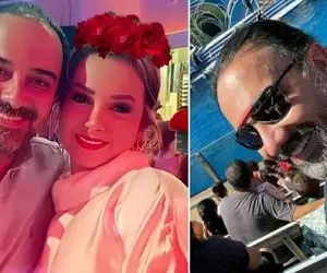 "برزو ارجمند" بعد عروسیِ آقای ناجور حالا عکس خانومشو تو آمریکا ماست مالی کرد؛ چه شیک!