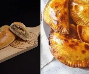 طرز تهیه پیراشکی گوشت و قارچ / همراه با دستور یه خمیر لطیف و عالی