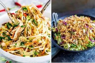 طرز تهیه سالاد مرغ مخلوط؛ یه جذابِ خوشمزه با کلی سبزیجات مفید
