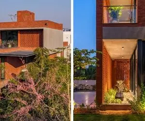 مدرن ترین نمای آجری با اصالتی تکرار نشدنی؛ طراحی پلان فوق‌العاده لوکس و متریال امروزی