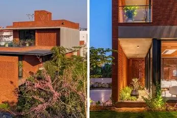 مدرن ترین نمای آجری با اصالتی تکرار نشدنی؛ طراحی پلان فوق‌العاده لوکس و متریال امروزی