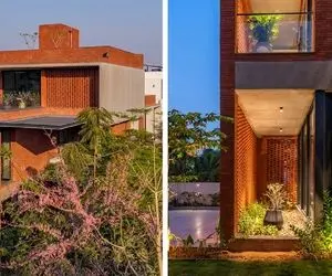 مدرن ترین نمای آجری با اصالتی تکرار نشدنی؛ طراحی پلان فوق‌العاده لوکس و متریال امروزی