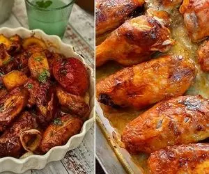 طرز تهیه جوجه کباب زعفرونی در فر / یه گزینه عالی واسه وقتی که مهمون داری