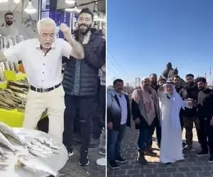 آواز ماندگار؛ صادق بوقی بعد آو آو آو با لحن رشتی حالا با لباس عربی قطری اسمع می خونه