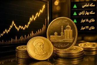 قیمت سکه امامی و بهار آزادی امروز دوشنبه 26 مرداد 1405 / رشد نیم میلیونی