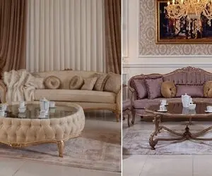 شیک ترین مبلمان کلاسیک / این سبکو میشه تمام عیار دونست هم استیله هم راحتی چقدر آپشن