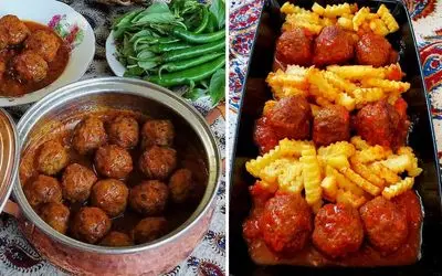 طرز تهیه خوراک کوفته ریزه / این غذای خوشمزه رو با کته آماده کن که حرف نداره