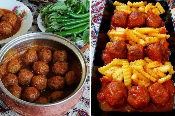 طرز تهیه خوراک کوفته ریزه / این غذای خوشمزه رو با کته آماده کن که حرف نداره