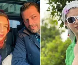 وقتی زنِ پژمان بازغی نفسشو زورکی پرنسس اینستا کرد؛ عکس شوک دارِ خانوم با میلی خان!