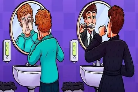 بازی فکری؛ تصویر دوتا اشتباه داره اولی رو میفهمی دومیو عمرا چون فقط 2درصد دنیا میدونن