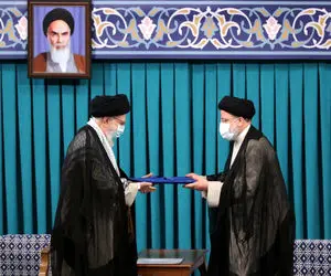 (عکس) ظریف و جلیلی در کنارهم در تنفیذ رئیسی